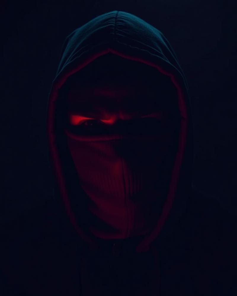 Vlxnor, masked and unidentifiable