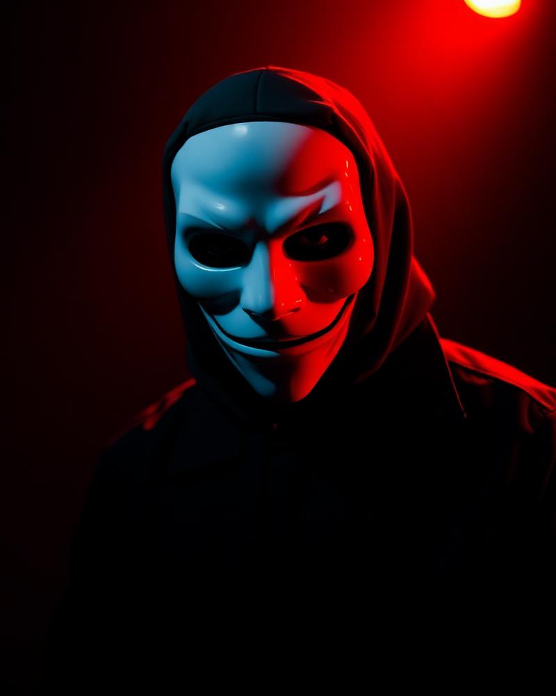 Sizi, masked and unidentifiable